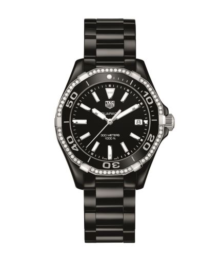 TAG Heuer Aquaracer 300M 35 Ceramic / Diamond / Black / Bracelet
